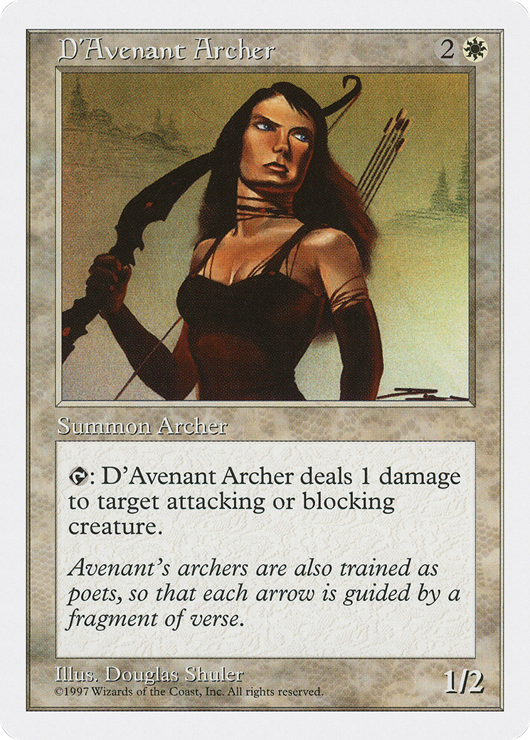 D'Avenant Archer (5ED-)  - Fifth Edition