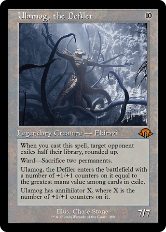Ulamog, the Defiler (Retro Frame) (MH3-389)  Foil - Modern Horizons 3