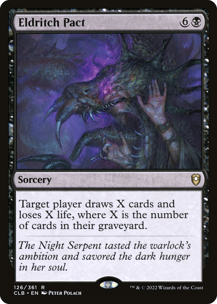Eldritch Pact (CLB-126)  Foil - Commander Legends: Battle for Baldur's Gate
