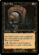 Pack Rat (Retro Frame) (RVR-455)  Foil - Ravnica Remastered