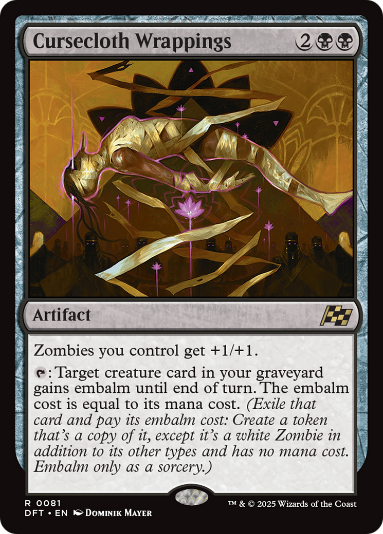 Cursecloth Wrappings (DFT-081)  Foil - Aetherdrift