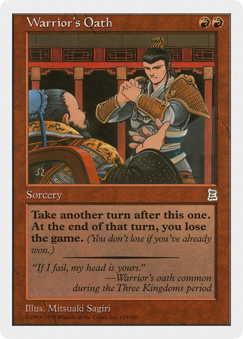 Warrior's Oath (PTK-124)  - Portal Three Kingdoms