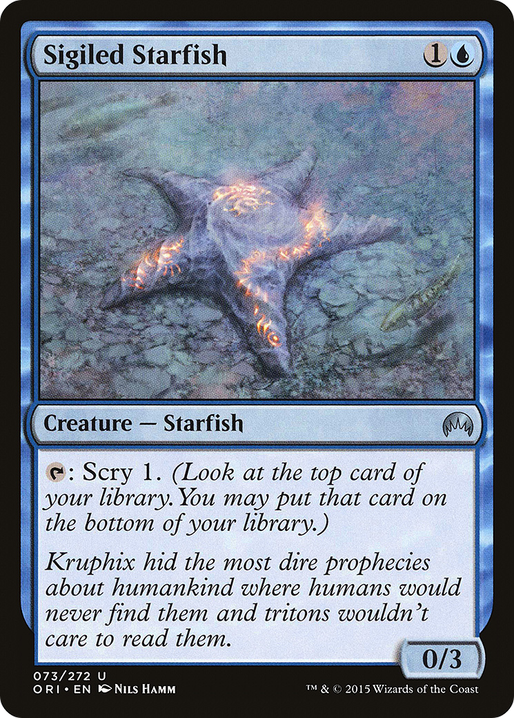 Sigiled Starfish (ORI-073)  - Magic Origins