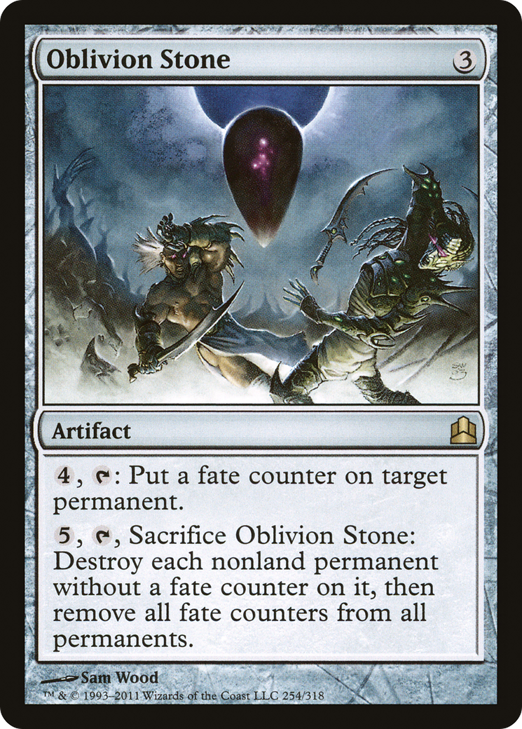 Oblivion Stone (CMD-254)  - Commander 2011