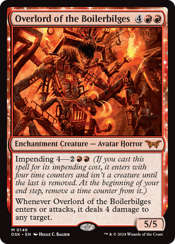 Overlord of the Boilerbilges (DSK-146)  - Duskmourn: House of Horror: (enchantment)
