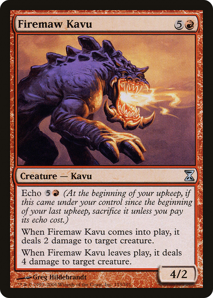 Firemaw Kavu (TSP-153) - Time Spiral Foil