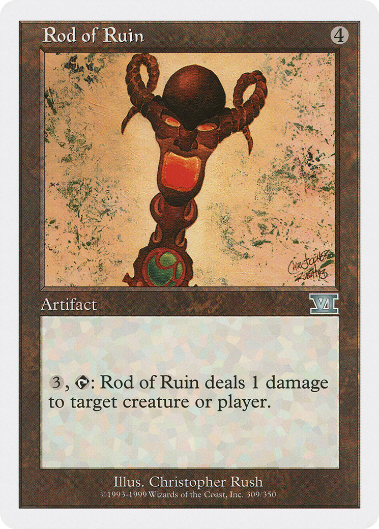 Rod of Ruin (6ED-309)  - Classic Sixth Edition