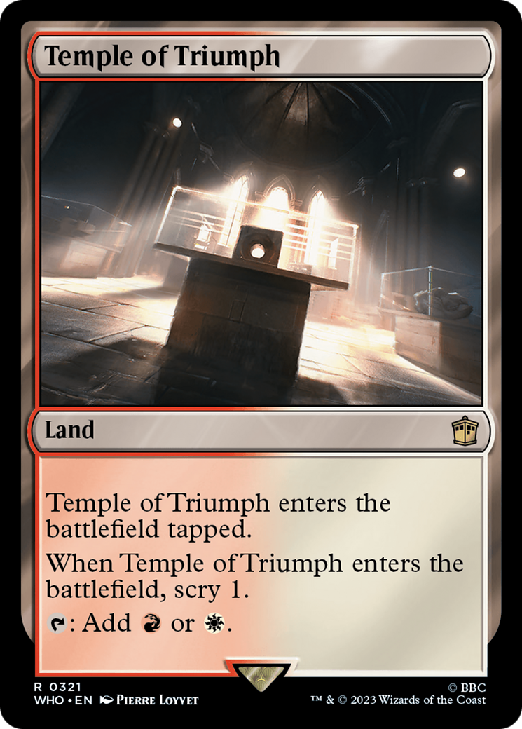 Temple of Triumph (WHO-321)  Foil - Doctor Who