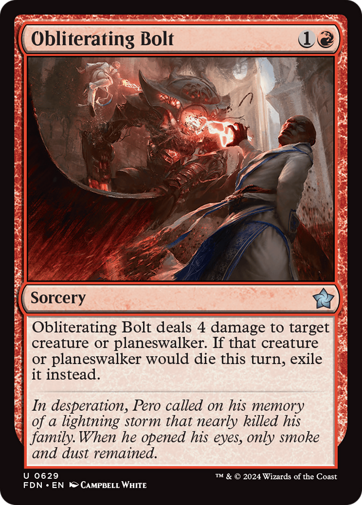 Obliterating Bolt (FDN-629)  - Foundations