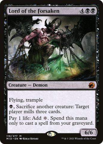 Lord of the Forsaken (MID-110)  - Innistrad: Midnight Hunt