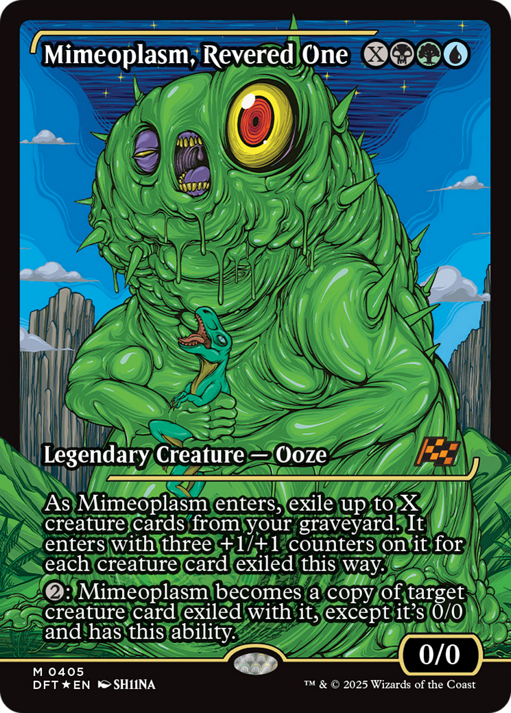 Mimeoplasm, Revered One (Showcase) (DFT-405) - Aetherdrift: (Showcase) Foil