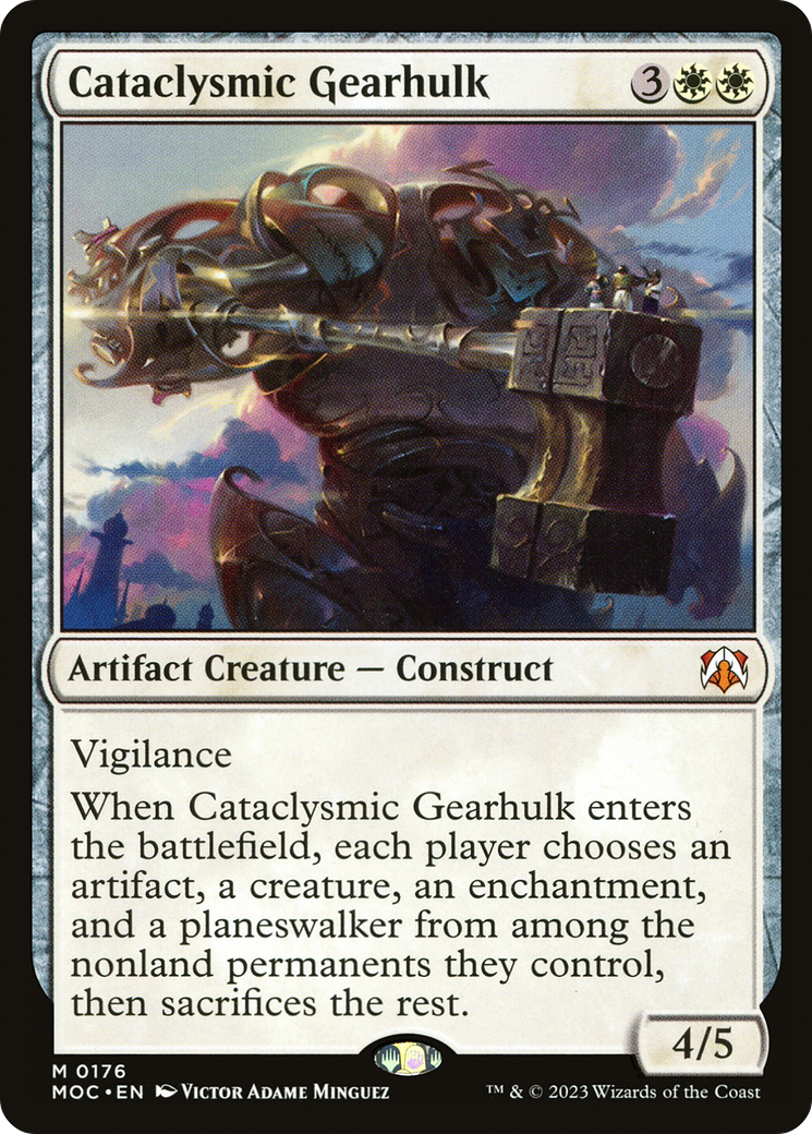 Cataclysmic Gearhulk (MOC-176)  - March of the Machine Commander