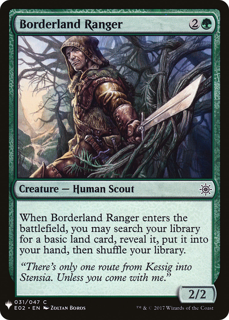Borderland Ranger (LIST-E02-31)  - The List