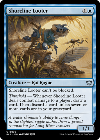 Shoreline Looter (BLB-070)  Foil - Bloomburrow