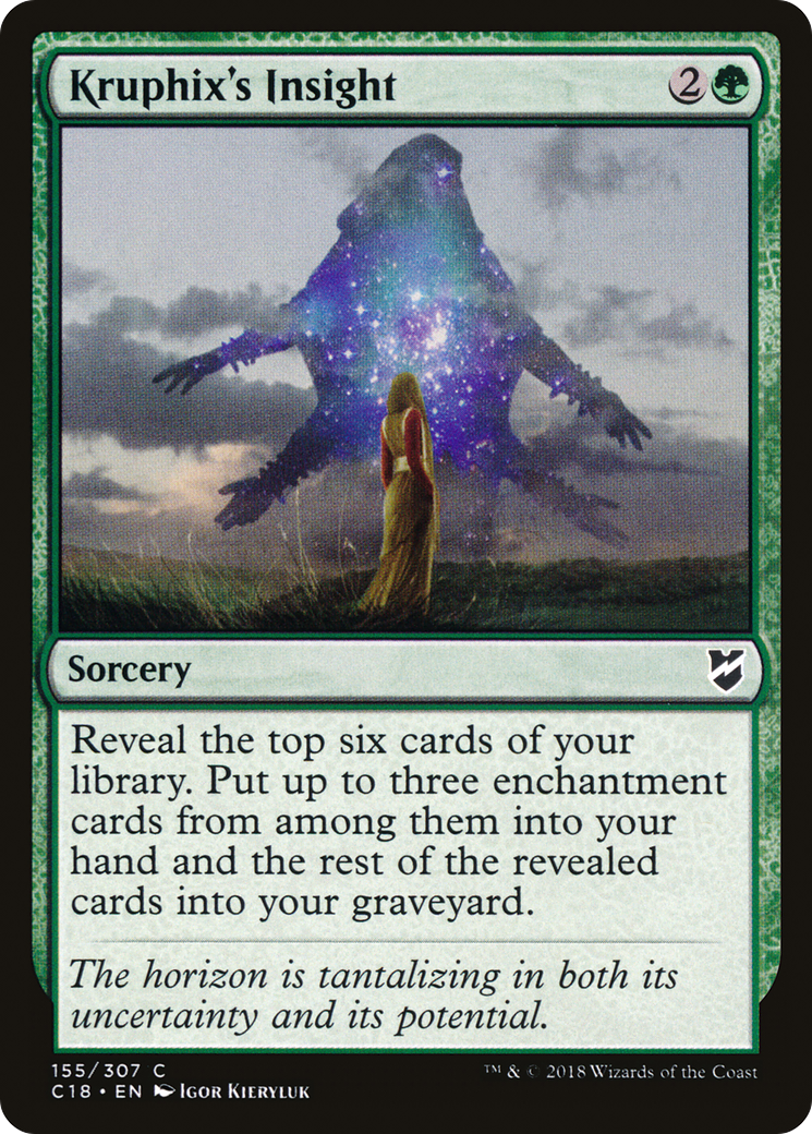 Kruphix's Insight (C18-155)  - Commander 2018
