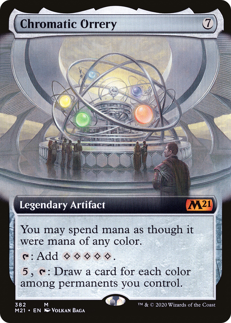 Chromatic Orrery (Extended Art) (M21-382)  - Core Set 2021: (Extended Art)