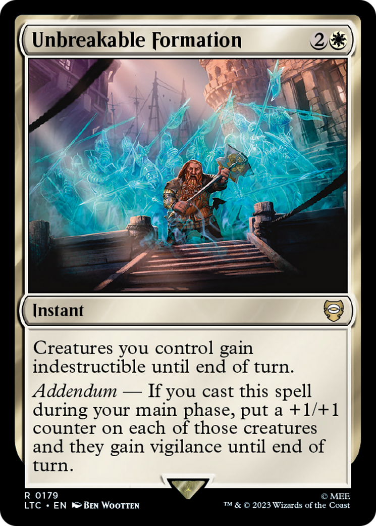 Unbreakable Formation (LTC-179)  - Tales of Middle-earth Commander
