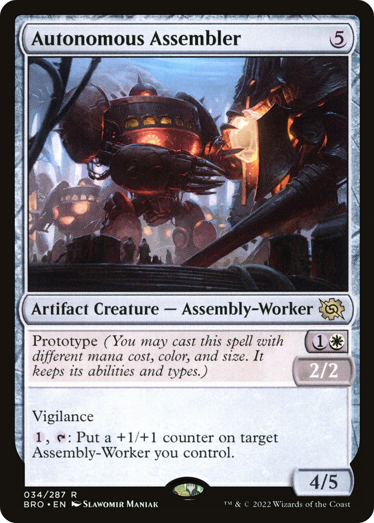 Autonomous Assembler (BRO-034)  Foil - The Brothers' War