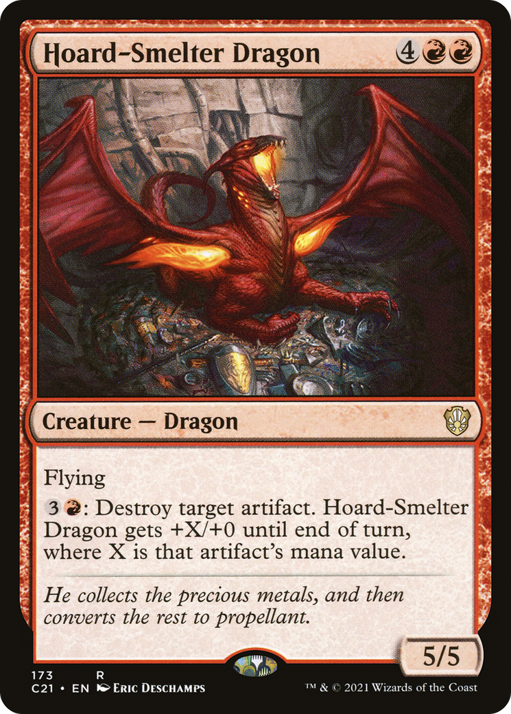 Hoard-Smelter Dragon (C21-173)  - Commander 2021