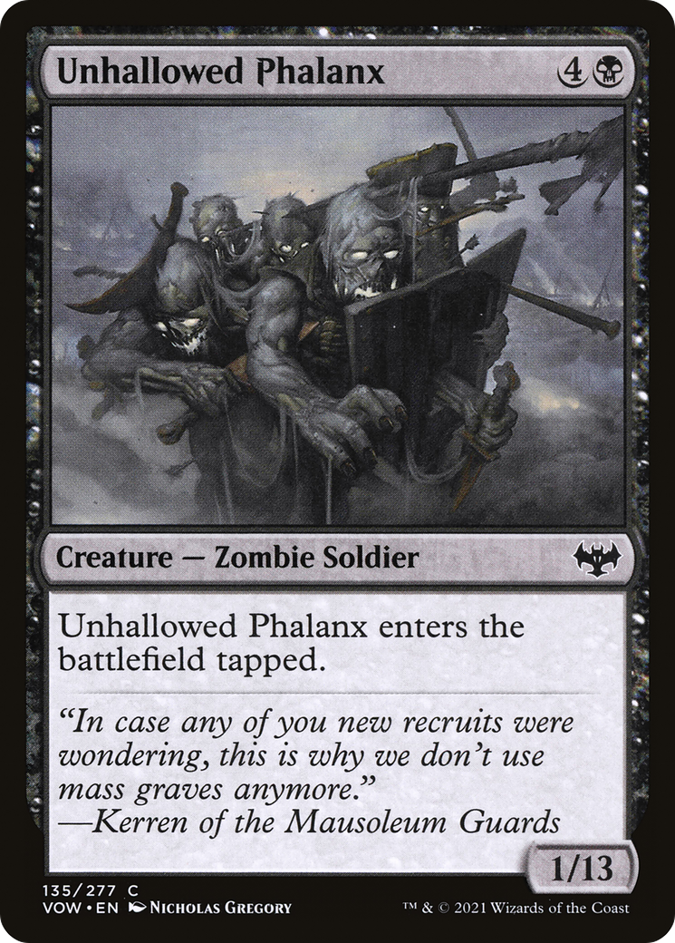 Unhallowed Phalanx (VOW-135)  - Innistrad: Crimson Vow