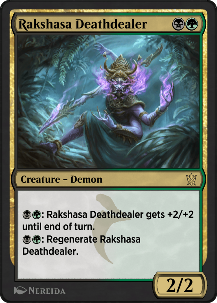 Rakshasa Deathdealer (KTK-192Y)  - Khans of Tarkir