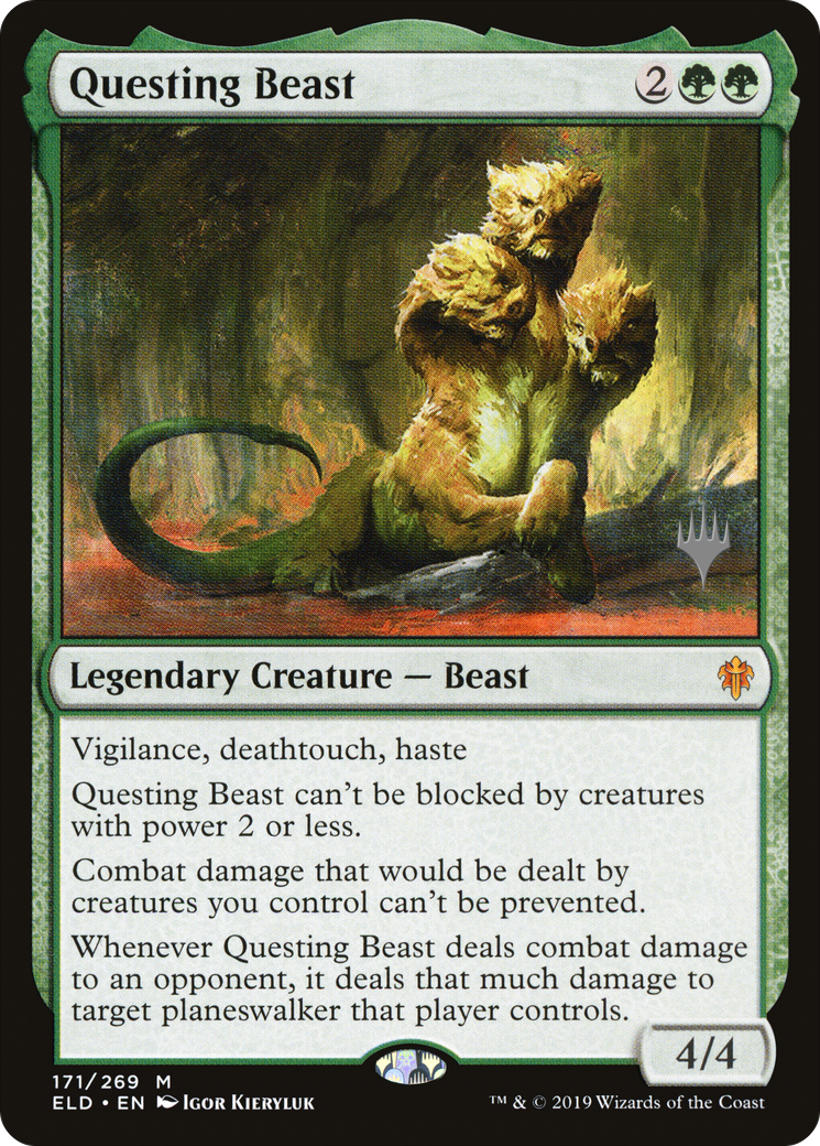 Questing Beast (PPELD-171)  Foil - Throne of Eldraine Promos