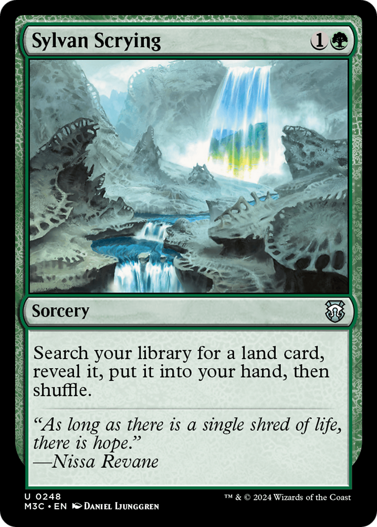 Sylvan Scrying (M3C-248)  - Modern Horizons 3 Commander