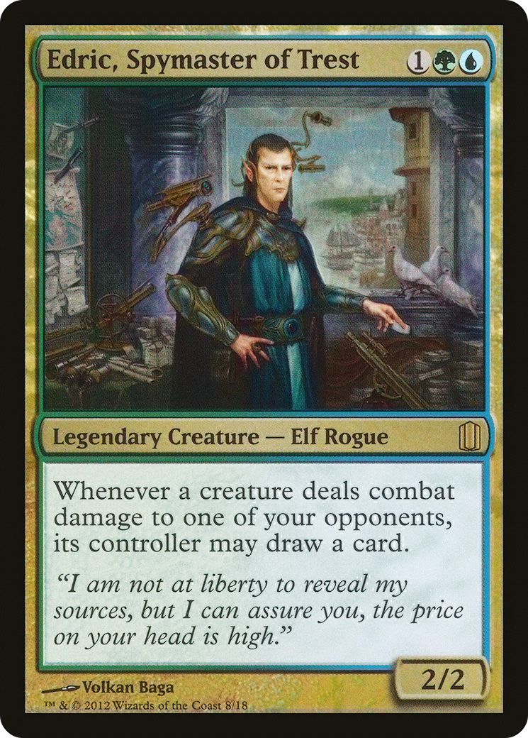 Edric, Spymaster of Trest (CM1-008)  Foil - Commander's Arsenal
