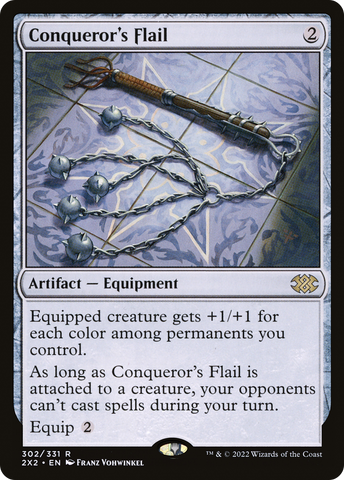 Conqueror's Flail (2X2-302)  - Double Masters 2022