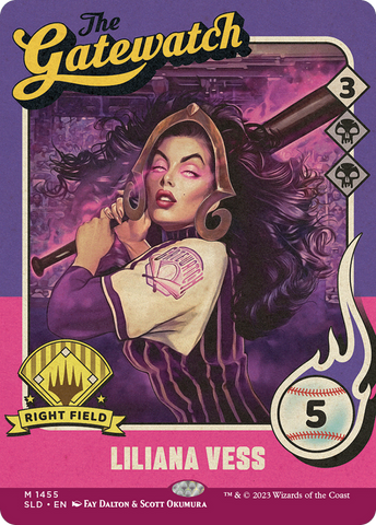 Liliana Vess (1455) (SLD-1455)  - Secret Lair Drop: (Full Art) (Borderless)