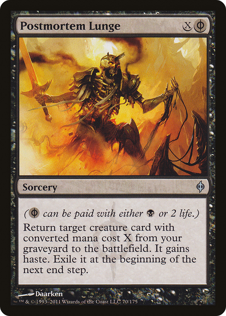 Postmortem Lunge (NPH-070)  Foil - New Phyrexia
