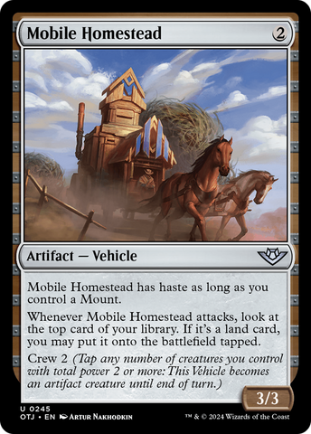 Mobile Homestead (OTJ-245)  - Outlaws of Thunder Junction