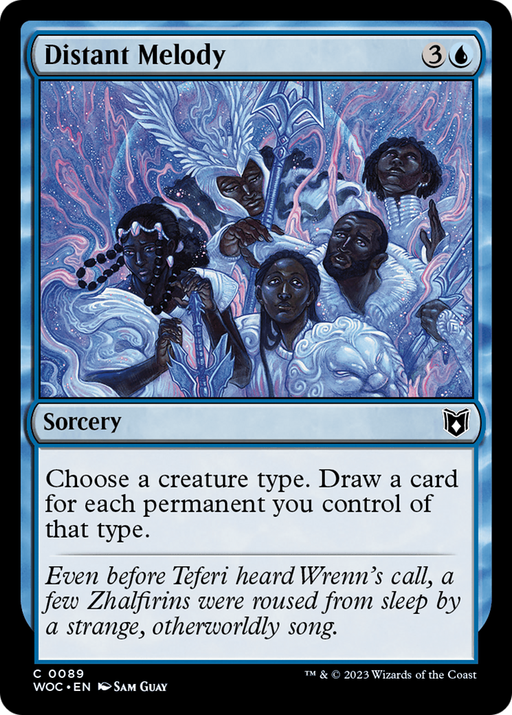 Distant Melody (WOC-089)  - Wilds of Eldraine Commander