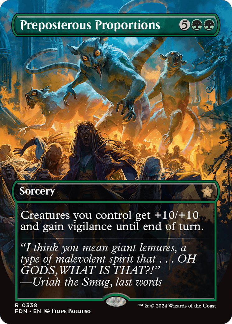 Preposterous Proportions (Borderless) (FDN-338)  - Foundations