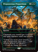 Preposterous Proportions (Borderless) (FDN-338)  Foil - Foundations