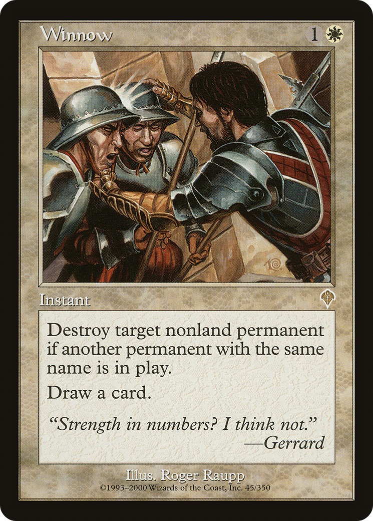 Winnow (INV-045)  - Invasion