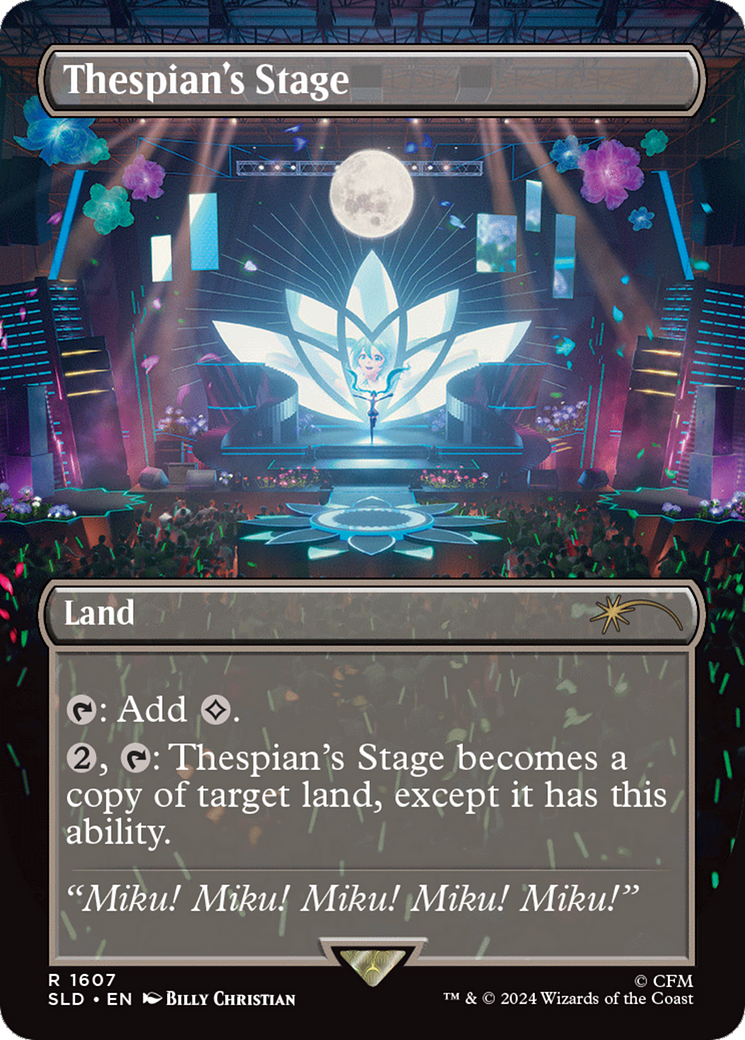 Thespian's Stage (SLD-1607)  - Secret Lair Drop (Borderless)