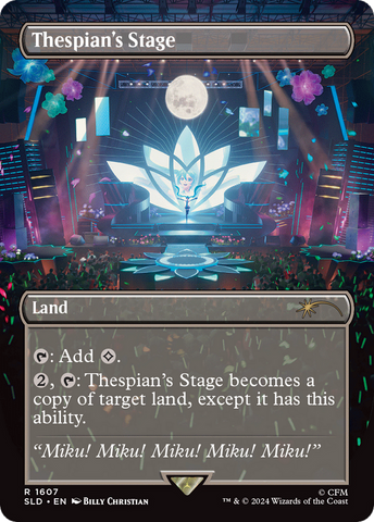 Thespian's Stage (SLD-1607)  - Secret Lair Drop (Borderless)