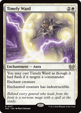 Timely Ward (DSC-107)  - Duskmourn: House of Horror Commander