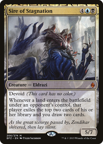 Sire of Stagnation (BFZ-206)  Foil - Battle for Zendikar