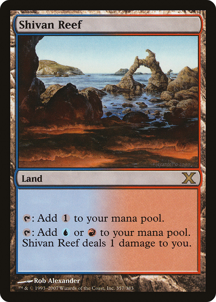 Shivan Reef (10E-357)  - Tenth Edition