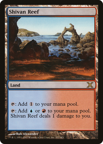 Shivan Reef (10E-357)  Foil - Tenth Edition