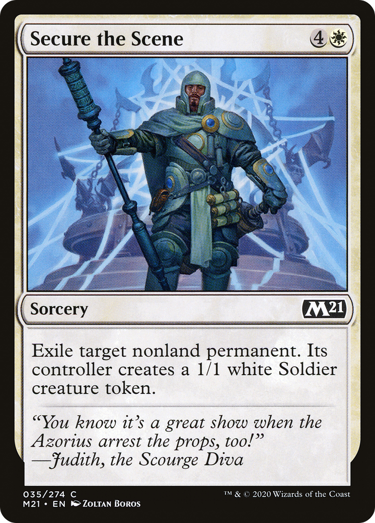 Secure the Scene (M21-035)  Foil - Core Set 2021