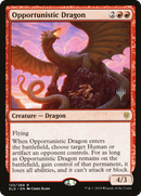 Opportunistic Dragon (PPELD-133)  Foil - Throne of Eldraine Promos