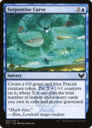 Serpentine Curve (STX-052)  Foil - Strixhaven: School of Mages