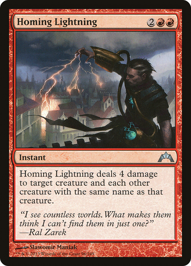 Homing Lightning (GTC-096)  Foil - Gatecrash