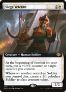 Siege Veteran (Extended Art) (BRO-306)  Foil - The Brothers' War: (Extended Art)