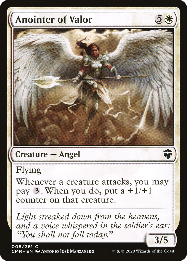 Anointer of Valor (CMR-008)  - Commander Legends
