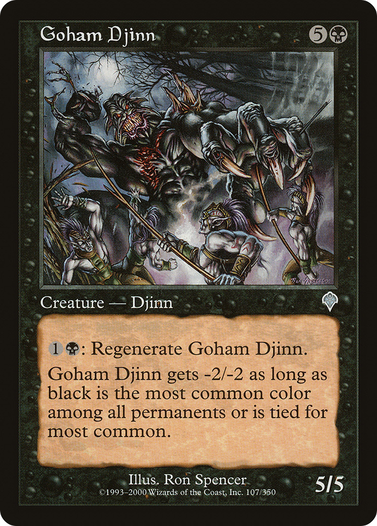 Goham Djinn (INV-107)  Foil - Invasion