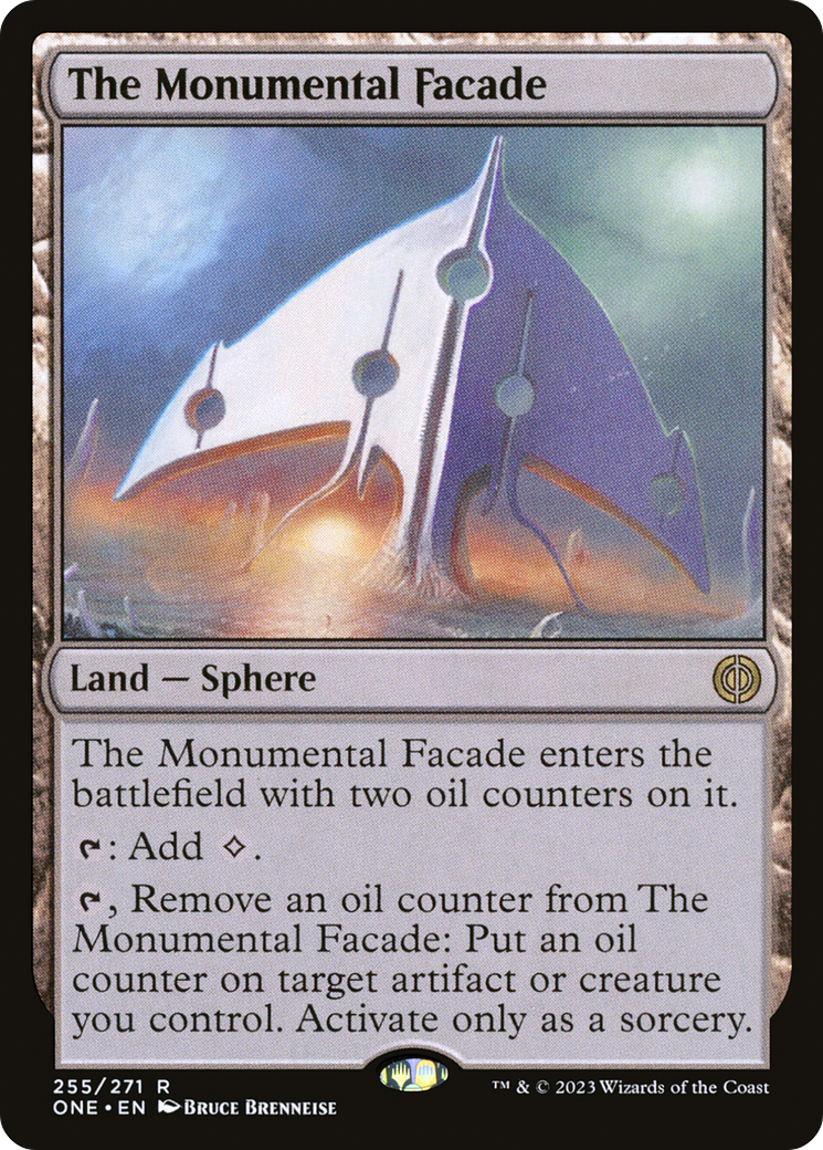 The Monumental Facade (ONE-255)  Foil - Phyrexia: All Will Be One